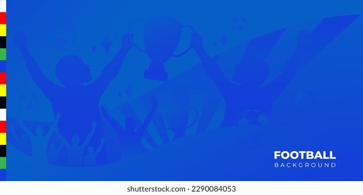 Football championship background vector illustrationillustration, Poster soccer or football Championship template. Europe 2024 svg