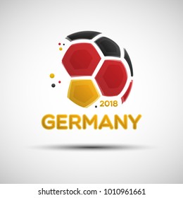 Vetor de Vector logo of the Bundesliga and all 18 football teams. German  Professional Football League do Stock