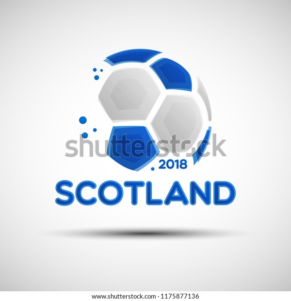 Football Championship Banner Flag Scotland Vector Stock Vector (Royalty ...