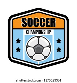 Football Championship Emblem Design