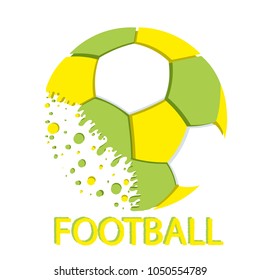 Football championship. illustration. Ball