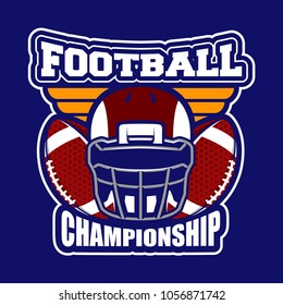 Football championship logo