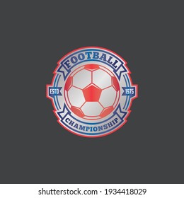 Logo del Campeonato de Fútbol. Para equipos y la Liga 