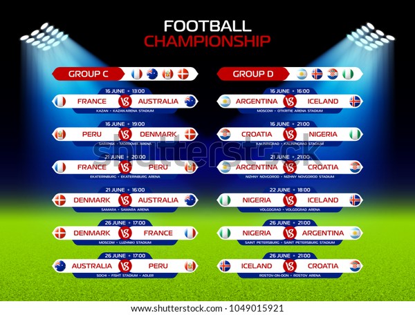 calendrier match de foot