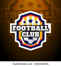 Football club badge logo template