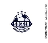Football club bagde, soccer championship , Football tournament. Vector logo template