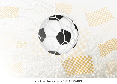 bola de futebol amarela sobre fundo amarelo. 9236035 Foto de stock no  Vecteezy