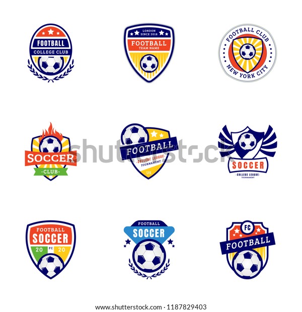 Football Club Logo Stock Vector (Royalty Free) 1187829403