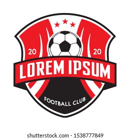 Football club logo design, perfect for Footbal and Futsal club logo, also badge emblem design