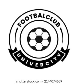 plantilla de diseño de logotipo de club de fútbol