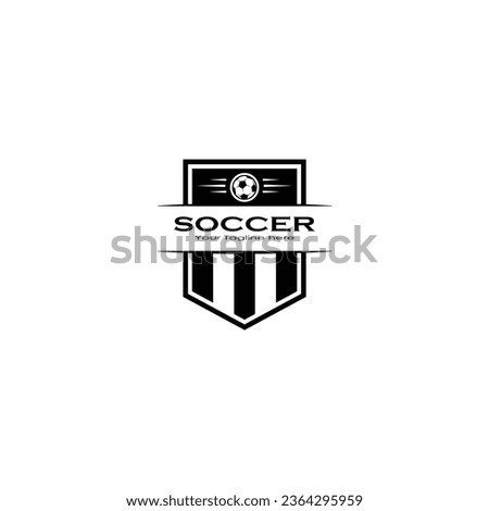 Football club logo design vector graphics