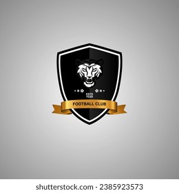 Football Club Logo Vector Template Design Illustration