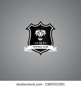 Football Club Logo Vector Template Design Illustration