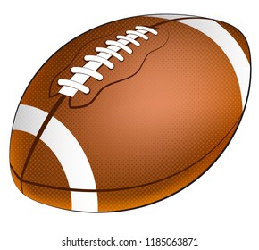 Football color illustration