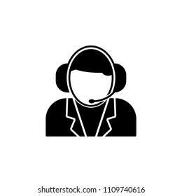 football commentator icon. Element of soccer icon for mobile concept and web apps. Detailed football commentator icon can be used for web and mobile. Premium icon on white background