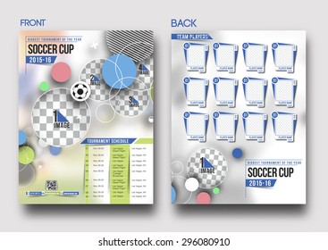 Football Competition Flyer & Poster Template.