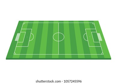 Football court. Football field. Soccer.