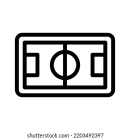football court line icon illustration vector graphic