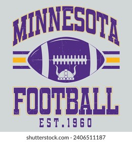 Football and cowboys t-shirt design