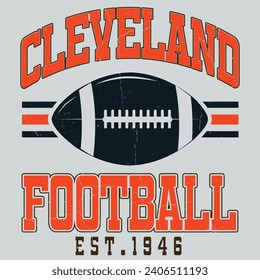 Football and cowboys t-shirt design