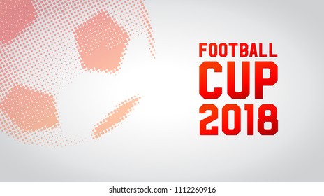 football cup 2018. football stadium championship background illustration