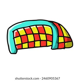 Football Cute Sticker Doodle Illustration