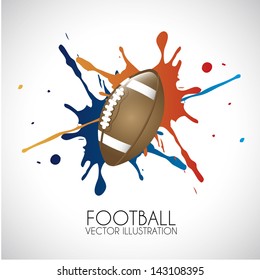 football design over gray background vector illustration