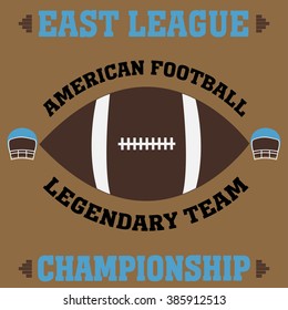 football east league t-shirt vintage - vetor