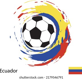 Football Ecuador Logo Vector Illustration