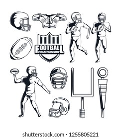 football elements icon