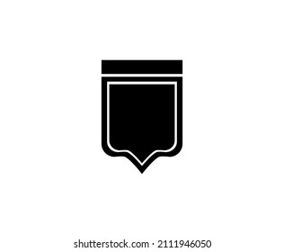 Plantilla de emblema de fútbol. Gráficos vectoriales.