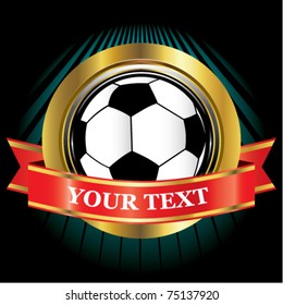 football emblem vector for cups