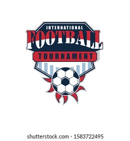 football emblem vector for design