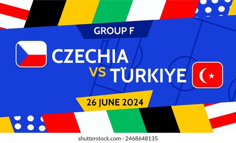 Football Euro Cup 2024 Czechia vs Turkiye