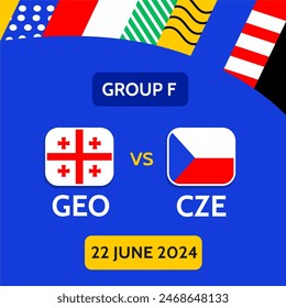 Football Euro Cup 2024 Georgia vs Czechia