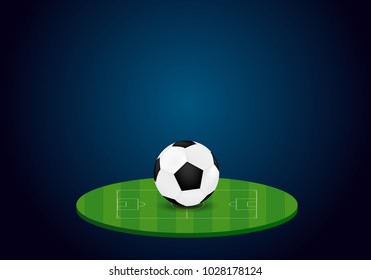 football Evening stadium arena soccer field championship.