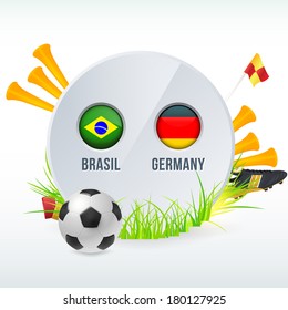 Football Event Poster Template Vector Background