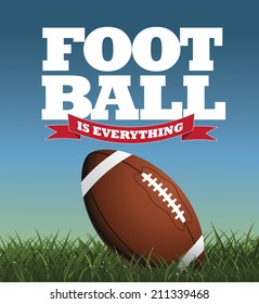 Football is everything design EPS10 vector