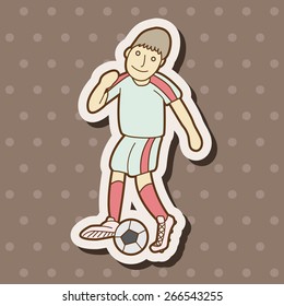 football exercise theme elements vector,eps