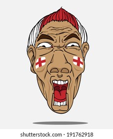 football fan from England
