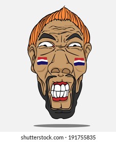 football fan from netherland