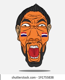 football fan from netherland