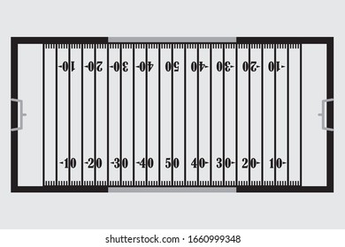 Football Field Flat Vector Icon