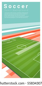 Football field graphic background , vector , illustration