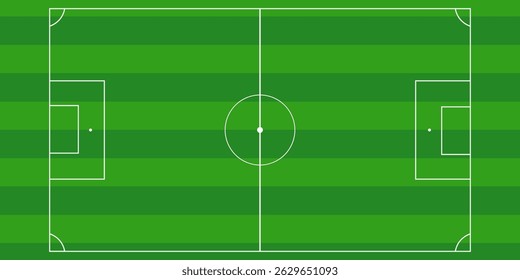 Football field graphic design, perfect for education or examples, world cup, Euro 2024 football.