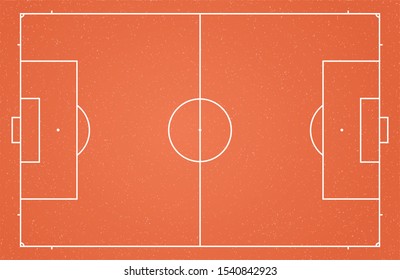 The football field with hard texture for use in field construction, training, learning, simulation, competition.