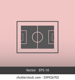 Football field icon