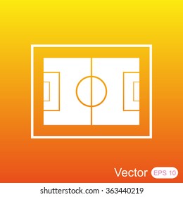 Football field icon