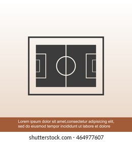 Football field icon