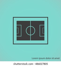 Football field icon